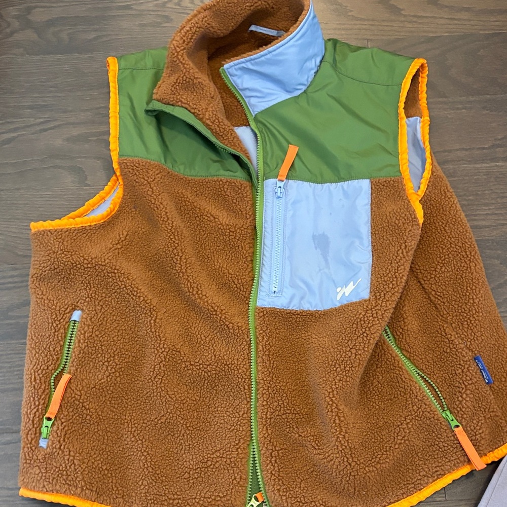 Multicolor Fleece Vest